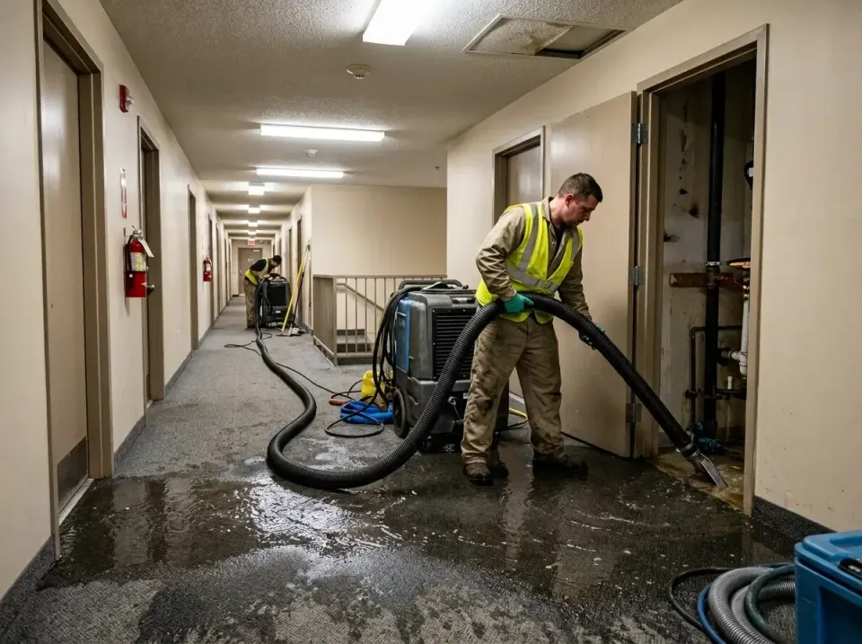 multi-unit-apartment-hallway-f-005 — frequently asked questions, Emergency Burst Pipe Water Extraction & Removal in Greenlaw…